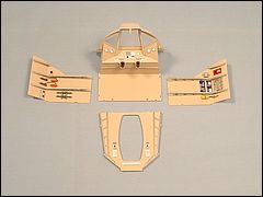 Moebius Space Pod Interior Pieces