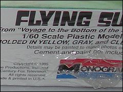 Monogram Flying Sub Model Kit