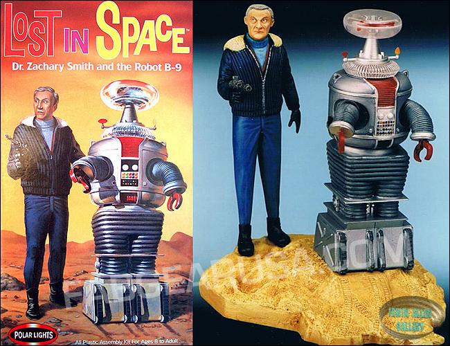 Dr. Smith and The Robot Model Kit From Polar Lights