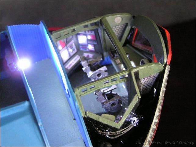 Fully detailed Spindrift interior with Fiber optic effects