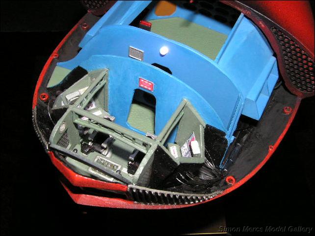 Fully detailed Spindrift interior with Fiber optic effects