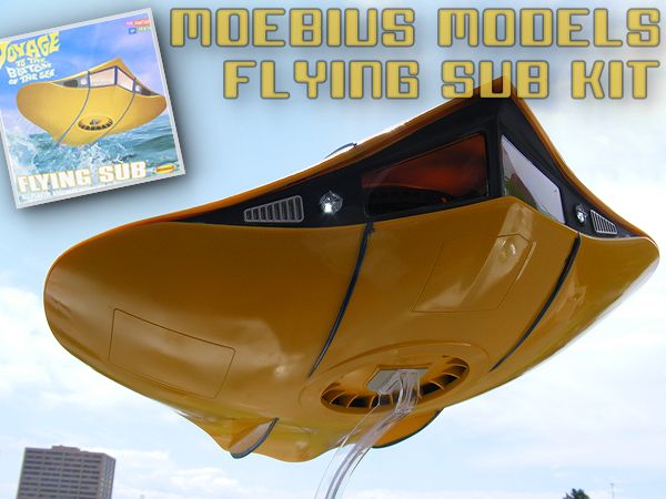 Moebius Models Flying Sub Model Kit Build