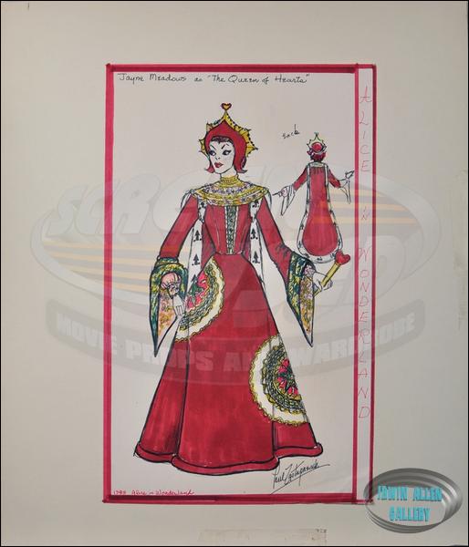 Queen of Hearts Costume (Jayne Meadows)