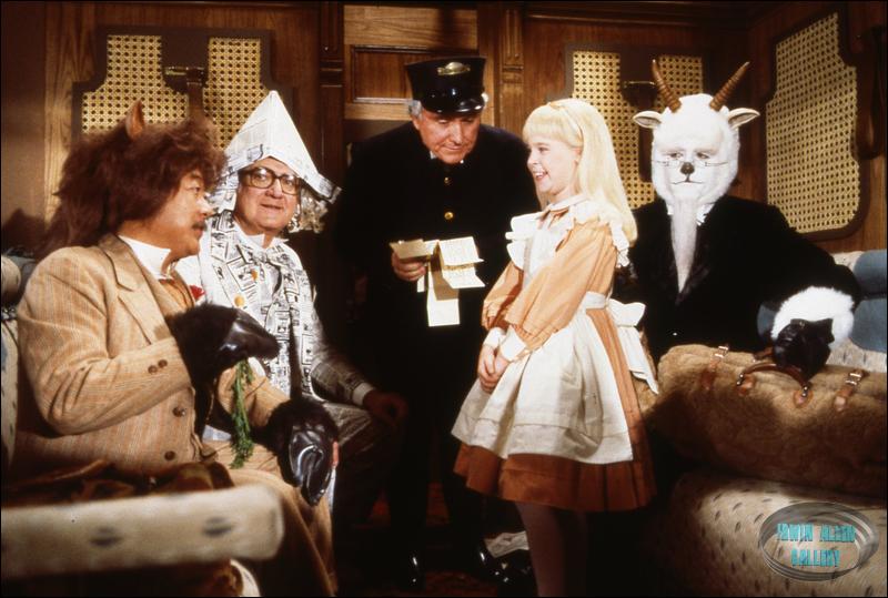 Pat Morita, Steve Allen, Merv Griffin, Natalie Gregory and Patrick Duffy