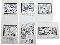 Alice in Wonderland Storyboards