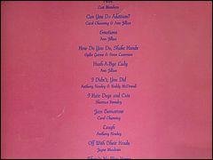 Alice in Wonderland Music Book Back