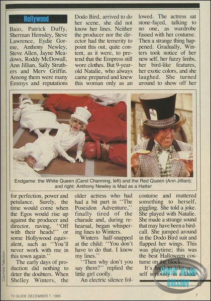TV Guide 7-13 December 1985