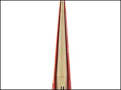Set of Model Miniature Missiles and Launch Pad