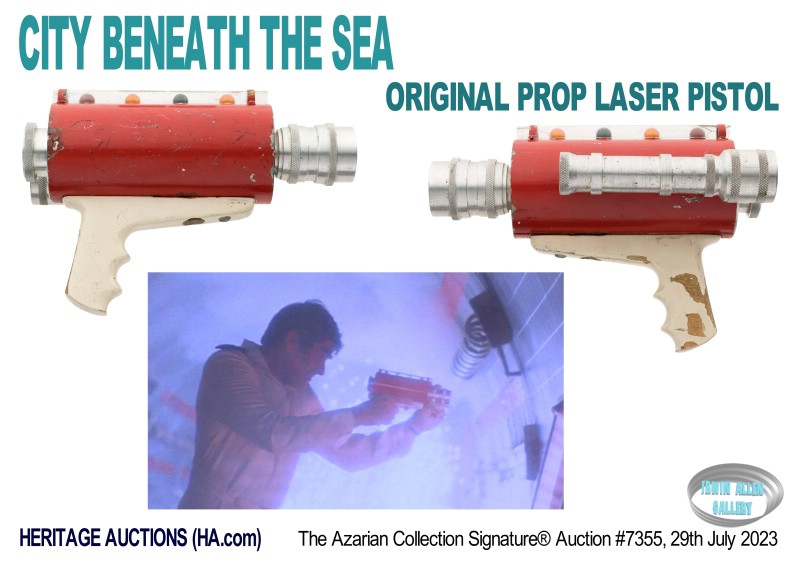 City Beneath the Sea Original Prop Laser Pistol