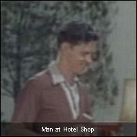 Man at Hotel Shop