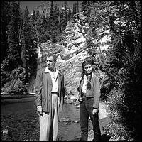 Vincent Price and Betta St. John