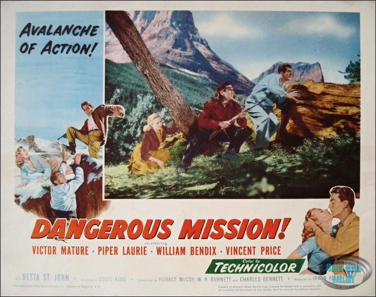 Dangerous Mission Lobby Card