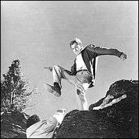 Vincent Price and Victor Mature