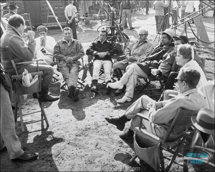 Irwin Allen with Lost World Cast