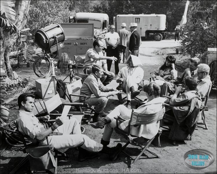 Irwin Allen with Lost World Cast
