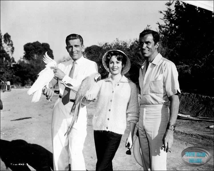 Michael Rennie, Jill St. John, and Fernando Lamas