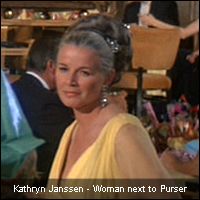Kathryn Janssen - Woman next to Purser