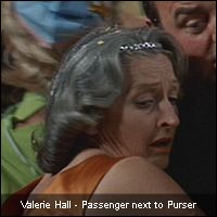 Valerie Hall - Passenger next to Purser