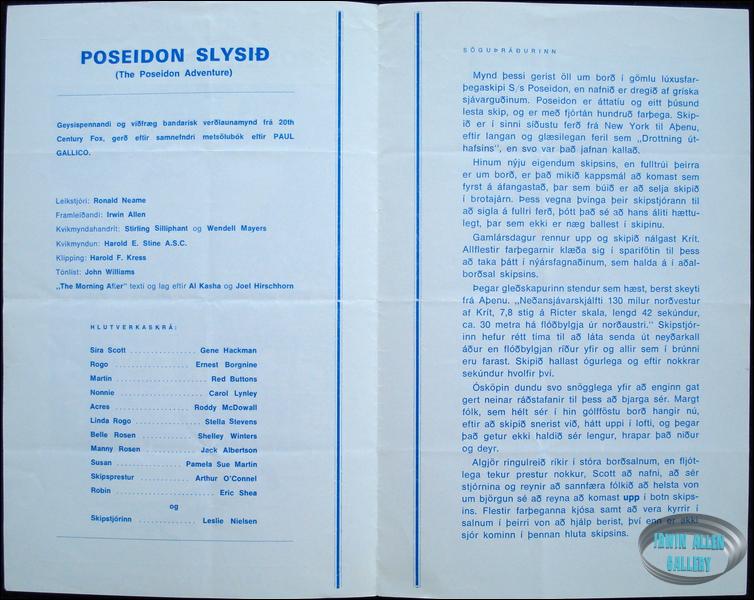 Icelandic Poseidon Adventure Flyer