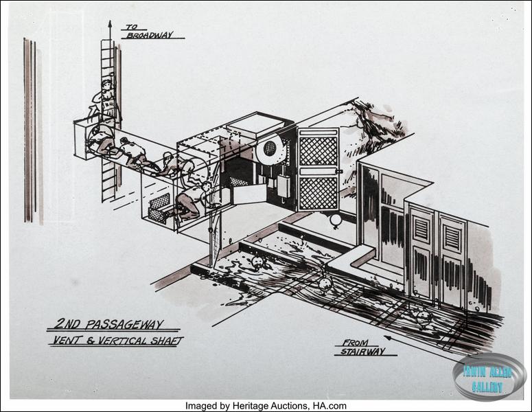 Poseidon Adventure Continuity Drawings