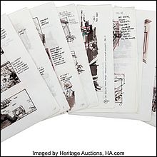 Poseidon Adventure Continuity Drawings