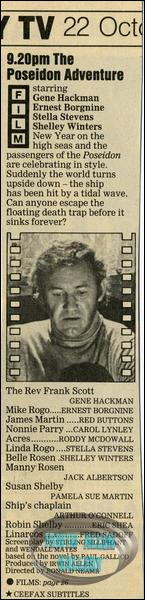 British Radio Times Listing
