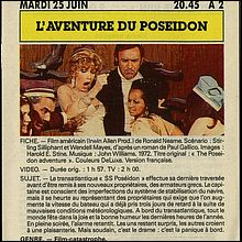 French clipping for The Poseidon Adventure