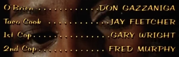 Gary Wright's end credit in Foxy Brown