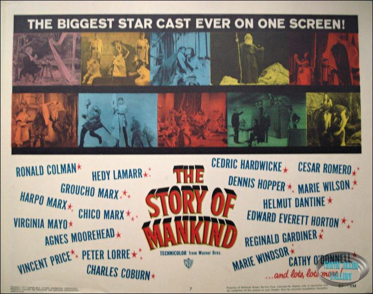 Story of Mankind Lobby Card