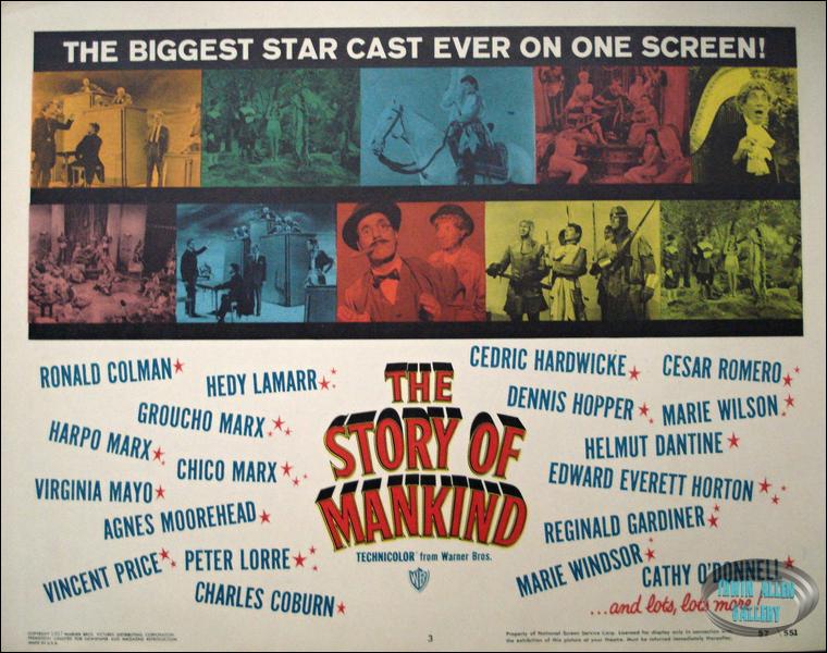 Story of Mankind Lobby Card