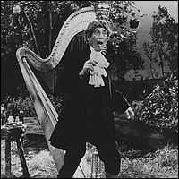 Harpo Marx as Sir Isaac Newton