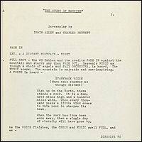 Story of Mankind Script