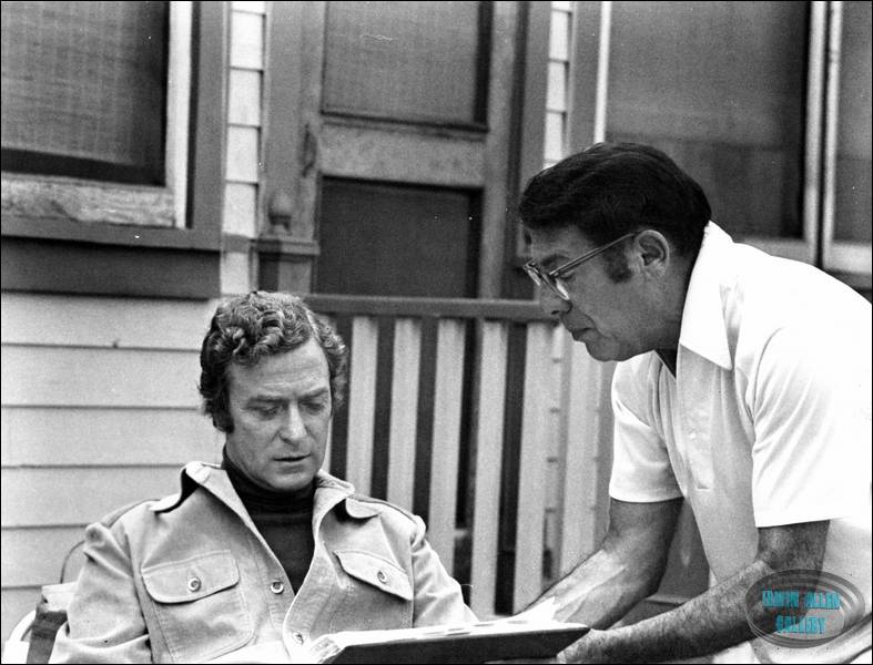 Michael Caine and Irwin Allen
