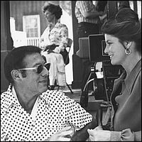 Irwin Allen and Katharine Ross