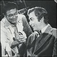 Irwin Allen and Michael Caine