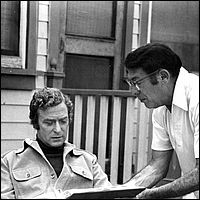 Michael Caine and Irwin Allen