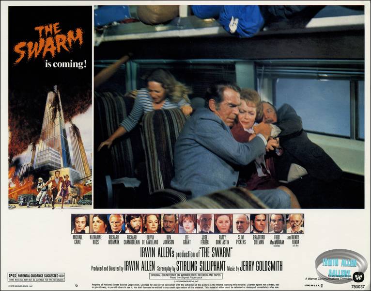 US 11x14 inch The Swarm Lobby Card #6