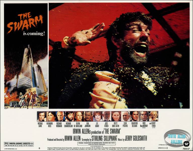 US 11x14 inch The Swarm Lobby Card #8
