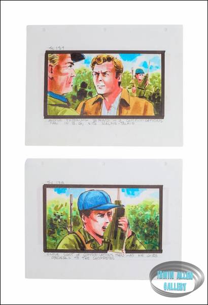 Lot #114 Swarm Original Storyboard Illustrations