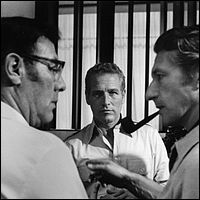 Irwin Allen, Paul Newman and John Guillermin