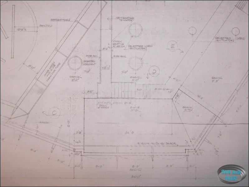 Blueprint of Heli-pad and roof
