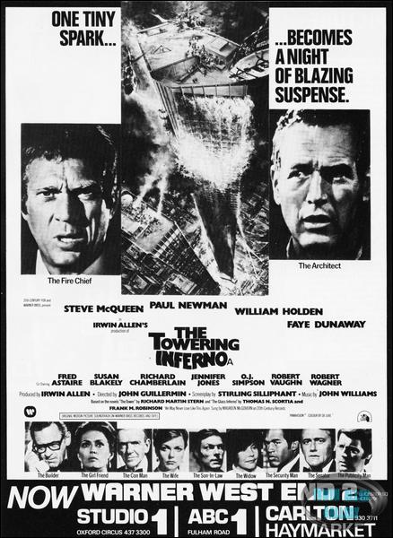 Advert for The Towering Inferno