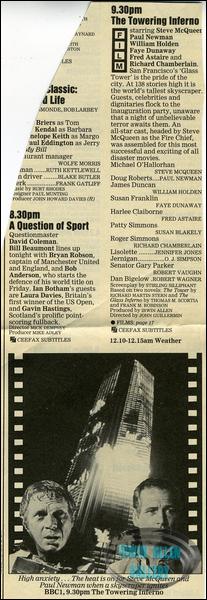 British Radio Times TV Listing