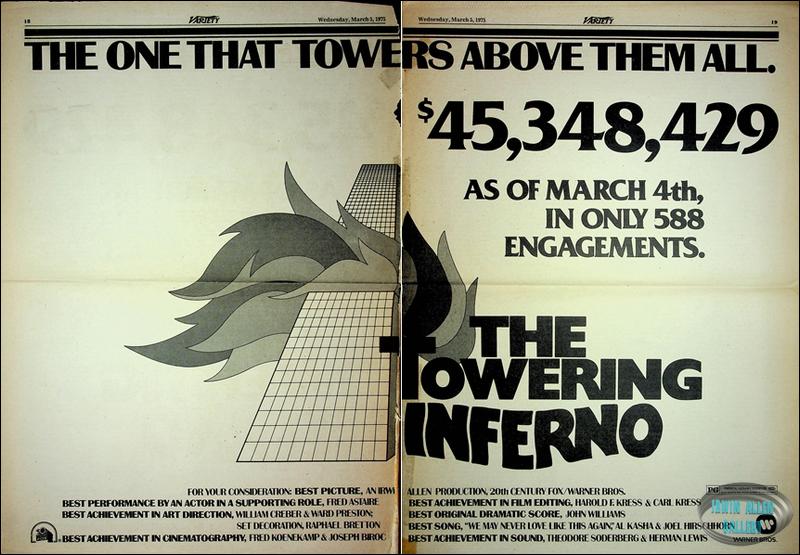 Variety Towering Inferno Ad 5 March 1975