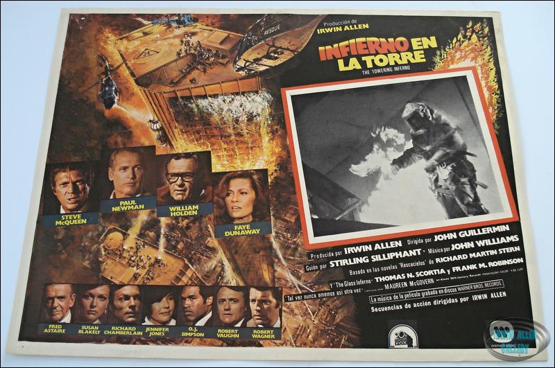 The Towering Inferno Mexican Lobby Card
