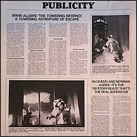 Large Towering Inferno Pressbook