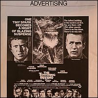 Large Towering Inferno Pressbook