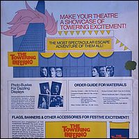 Large Towering Inferno Pressbook