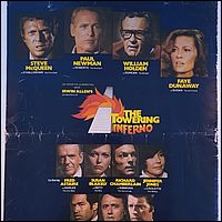 Large Towering Inferno Pressbook