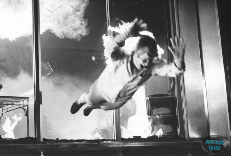 Lorrie falls from the tower